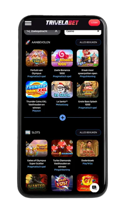 TrivelaBet Casino mobile